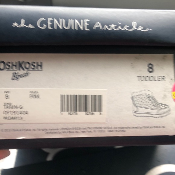 LAST OSHKOSH B’GOSH TARIN Boot Sneaker Toddler 8 - Picture 8 of 9